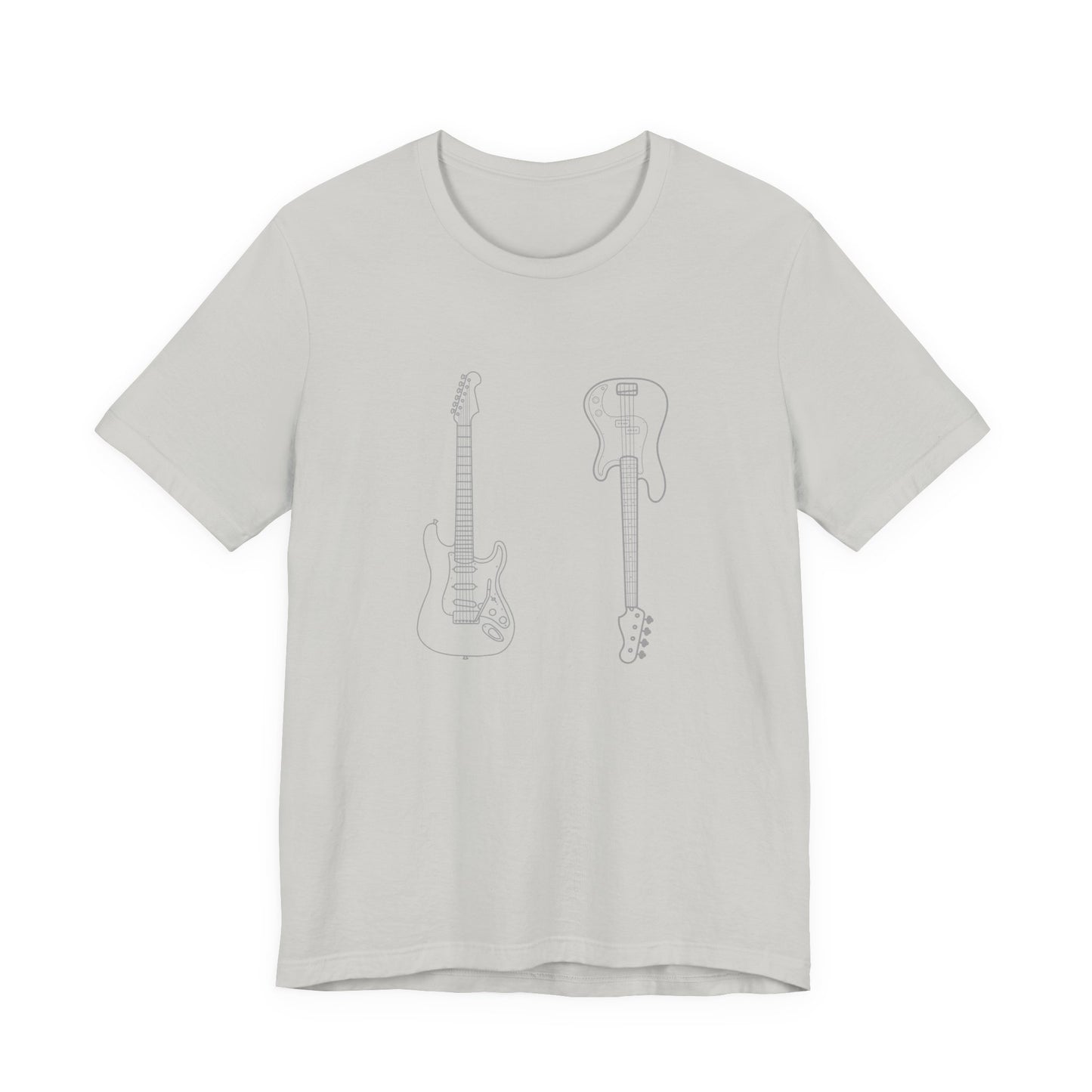 Guitar Lover's Unisex Tee, Music Gift, Rock Band Shirt, Festival Wear, Vintage Style Graphic Tee, Casual Concert Top