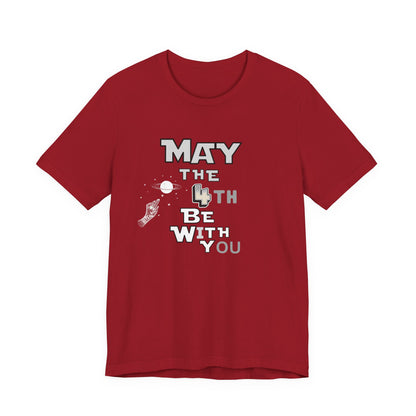 Star Wars May the 4th Be with You Tee, Unisex Graphic T-Shirt, Geeky Gift, Casual Wear, Star Wars Day Apparel, Movie Fan Shirt