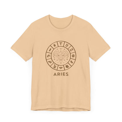 Aries Zodiac Tee, Unisex T Shirt