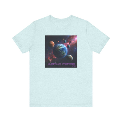 Galactic Peace Unisex Tee - Cosmic Universe Graphic T-Shirt