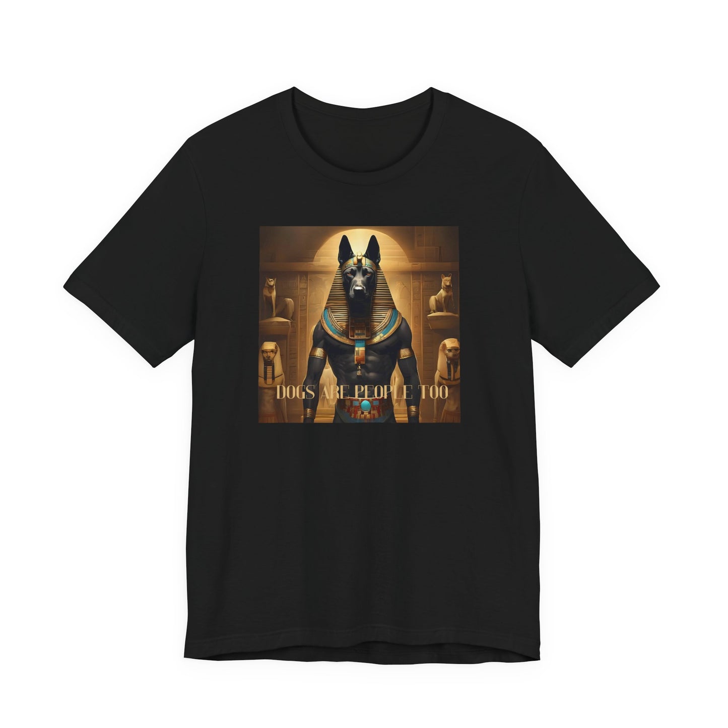 Anubis Graphic Tee — Egyptian God 'Dogs Are Pleasing Too' Vintage Art T-Shirt