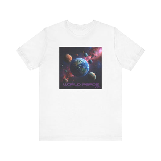 Galactic Peace Unisex Tee - Cosmic Universe Graphic T-Shirt