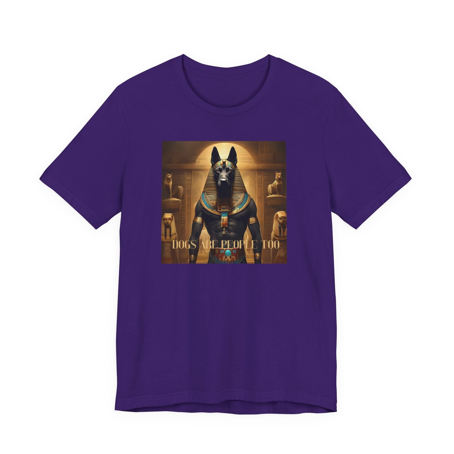 Anubis Graphic Tee — Egyptian God 'Dogs Are Pleasing Too' Vintage Art T-Shirt