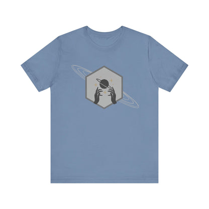 Saturn hexagram unisex tee shirt