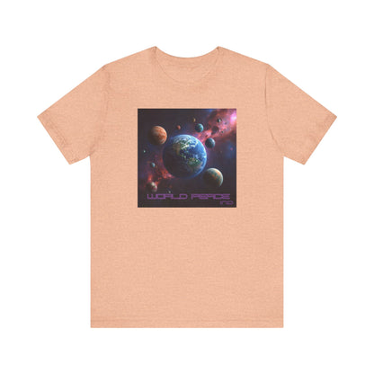 Galactic Peace Unisex Tee - Cosmic Universe Graphic T-Shirt