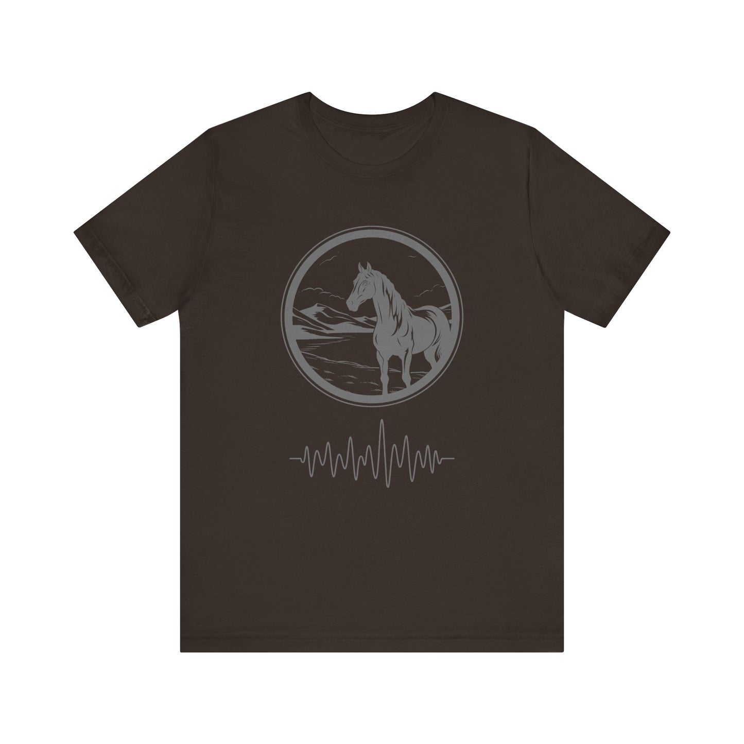Pony frequency unisex tee shirt