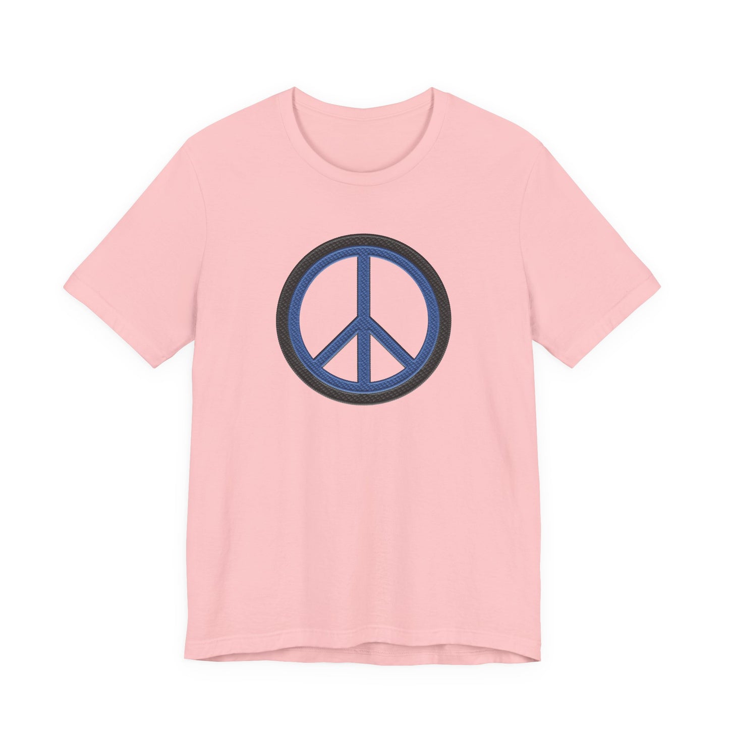 Peace Symbol T-Shirt — Blue Peace Sign Graphic Tee