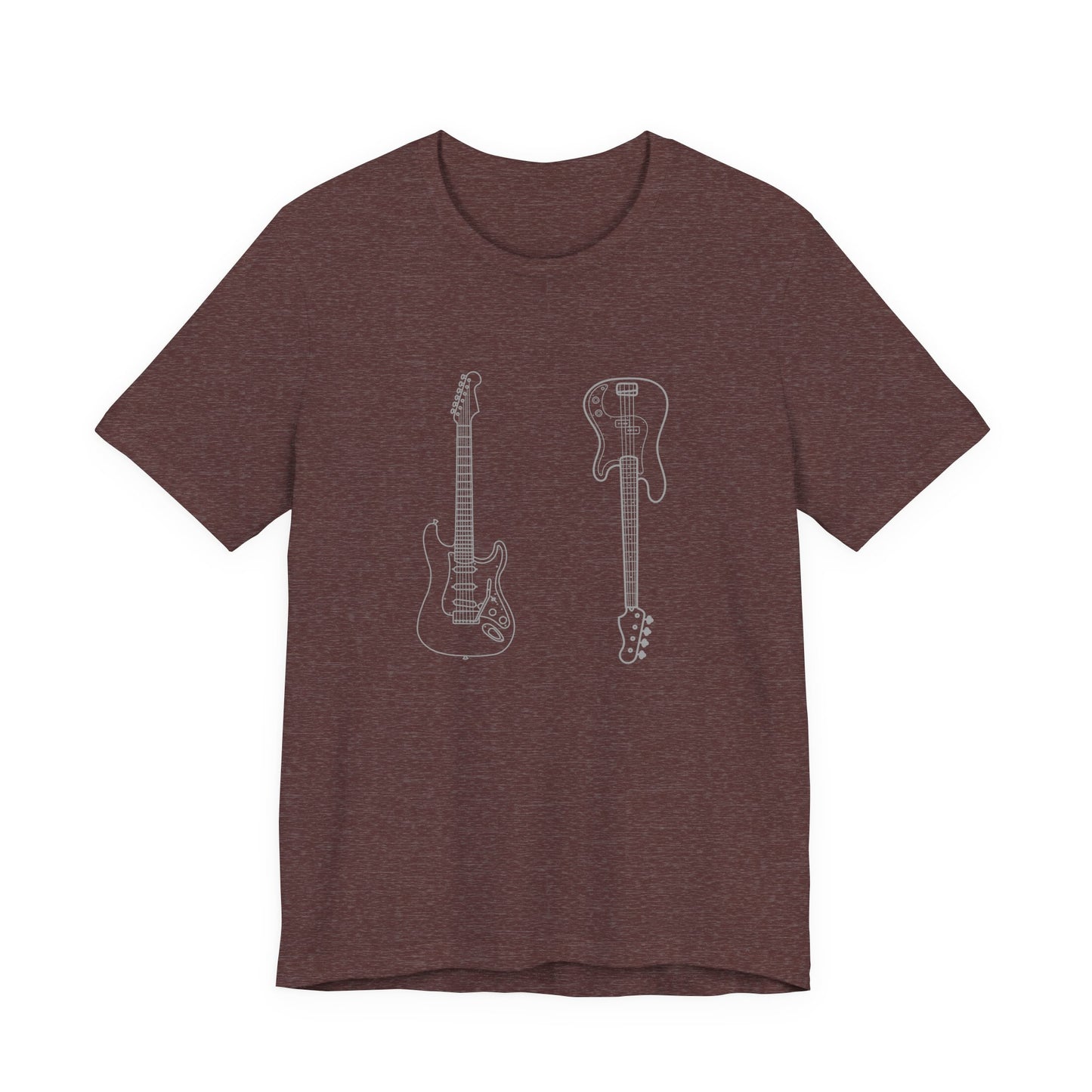 Guitar Lover's Unisex Tee, Music Gift, Rock Band Shirt, Festival Wear, Vintage Style Graphic Tee, Casual Concert Top