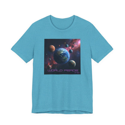 Galactic Peace Unisex Tee - Cosmic Universe Graphic T-Shirt