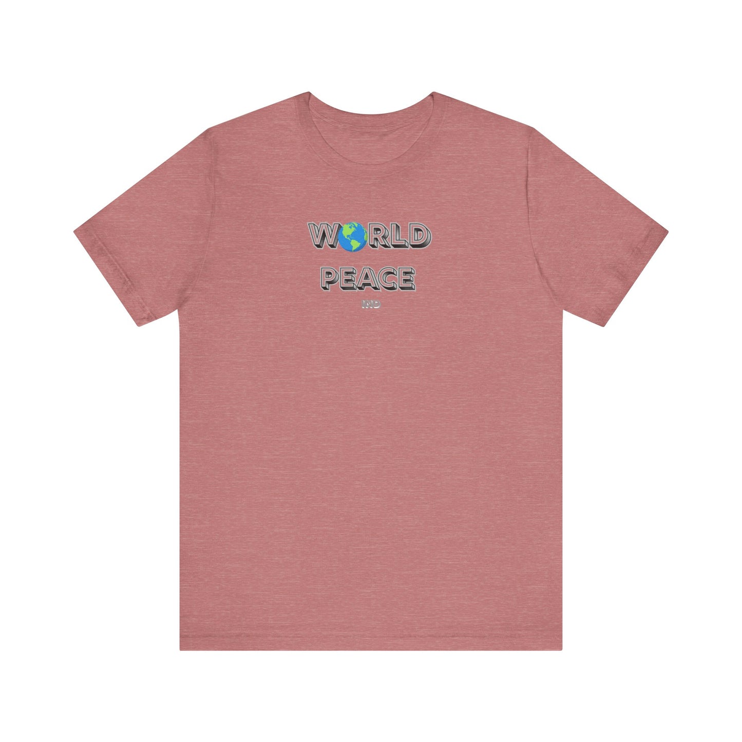 World Peace Unisex Jersey Tee - Casual Comfort for Every Occasion
