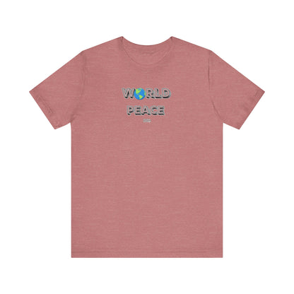 World Peace Unisex Jersey Tee - Casual Comfort for Every Occasion