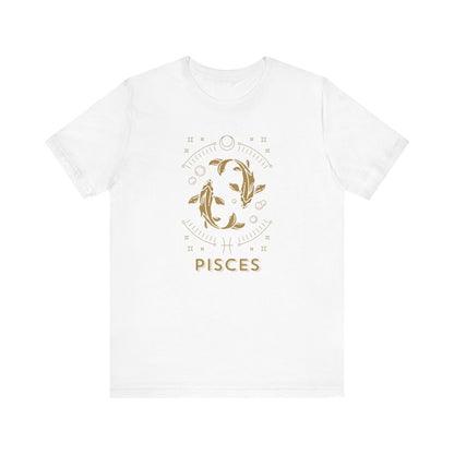 Pisces Zodiac Unisex Graphic Tee shirt