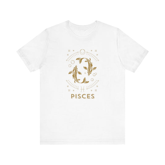 Pisces Zodiac Unisex Graphic Tee shirt