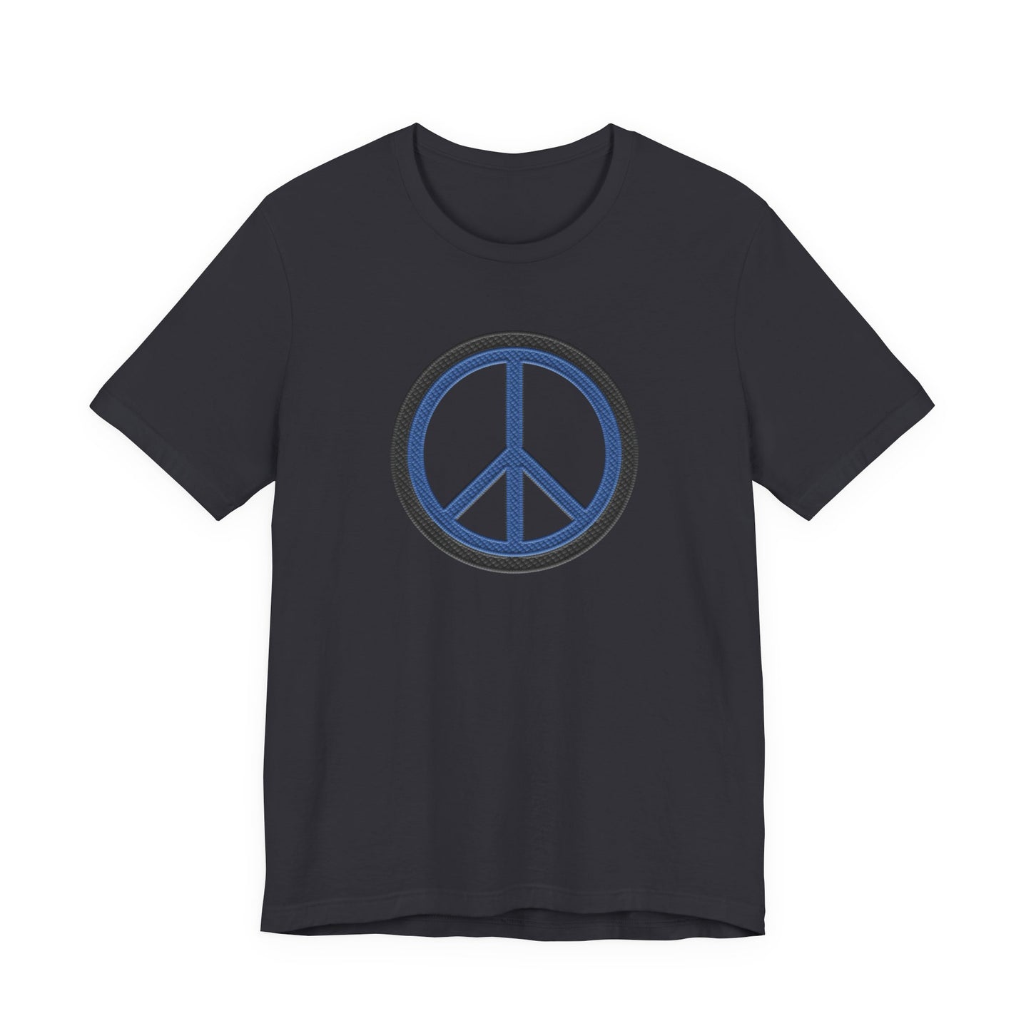 Peace Symbol T-Shirt — Blue Peace Sign Graphic Tee
