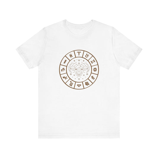 ARIES zodiac unisex t shirt