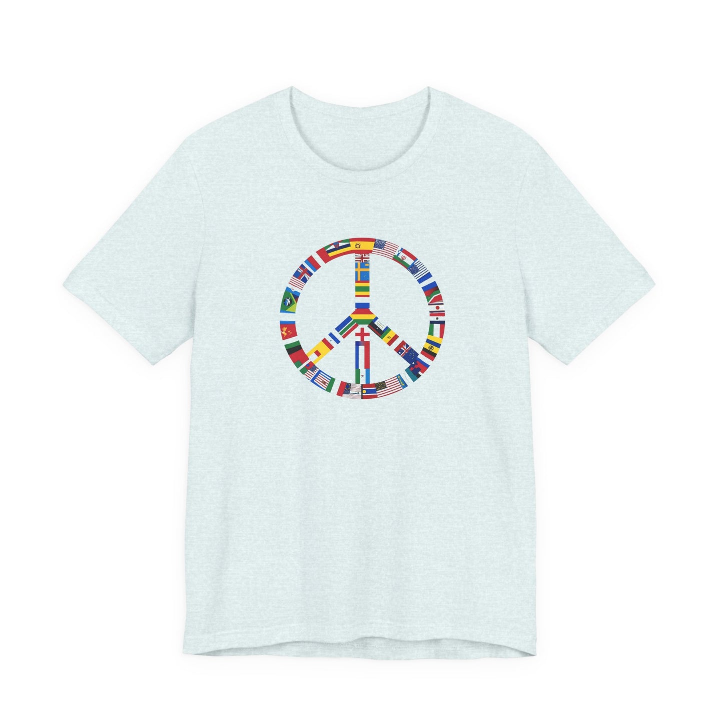 Peace Flags Unisex Short Sleeve Tee