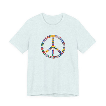 Peace Flags Unisex Short Sleeve Tee