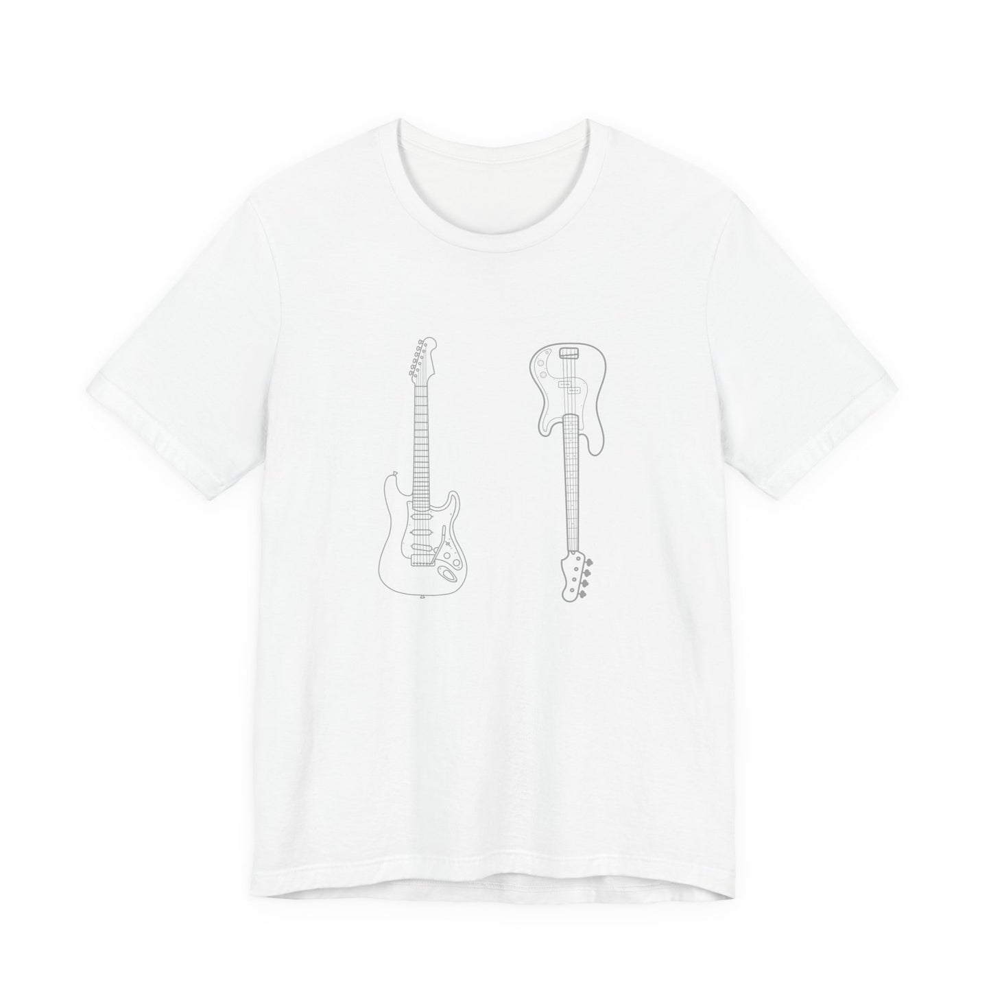 Guitar Lover's Unisex Tee, Music Gift, Rock Band Shirt, Festival Wear, Vintage Style Graphic Tee, Casual Concert Top