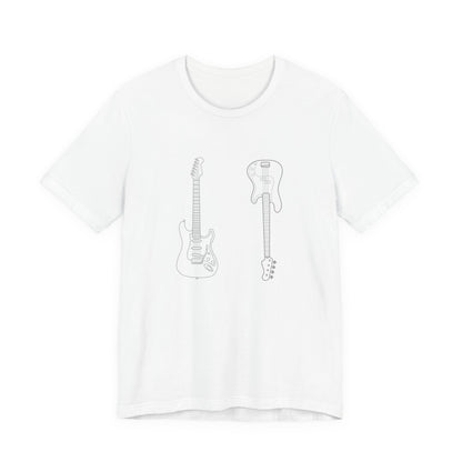 Guitar Lover's Unisex Tee, Music Gift, Rock Band Shirt, Festival Wear, Vintage Style Graphic Tee, Casual Concert Top