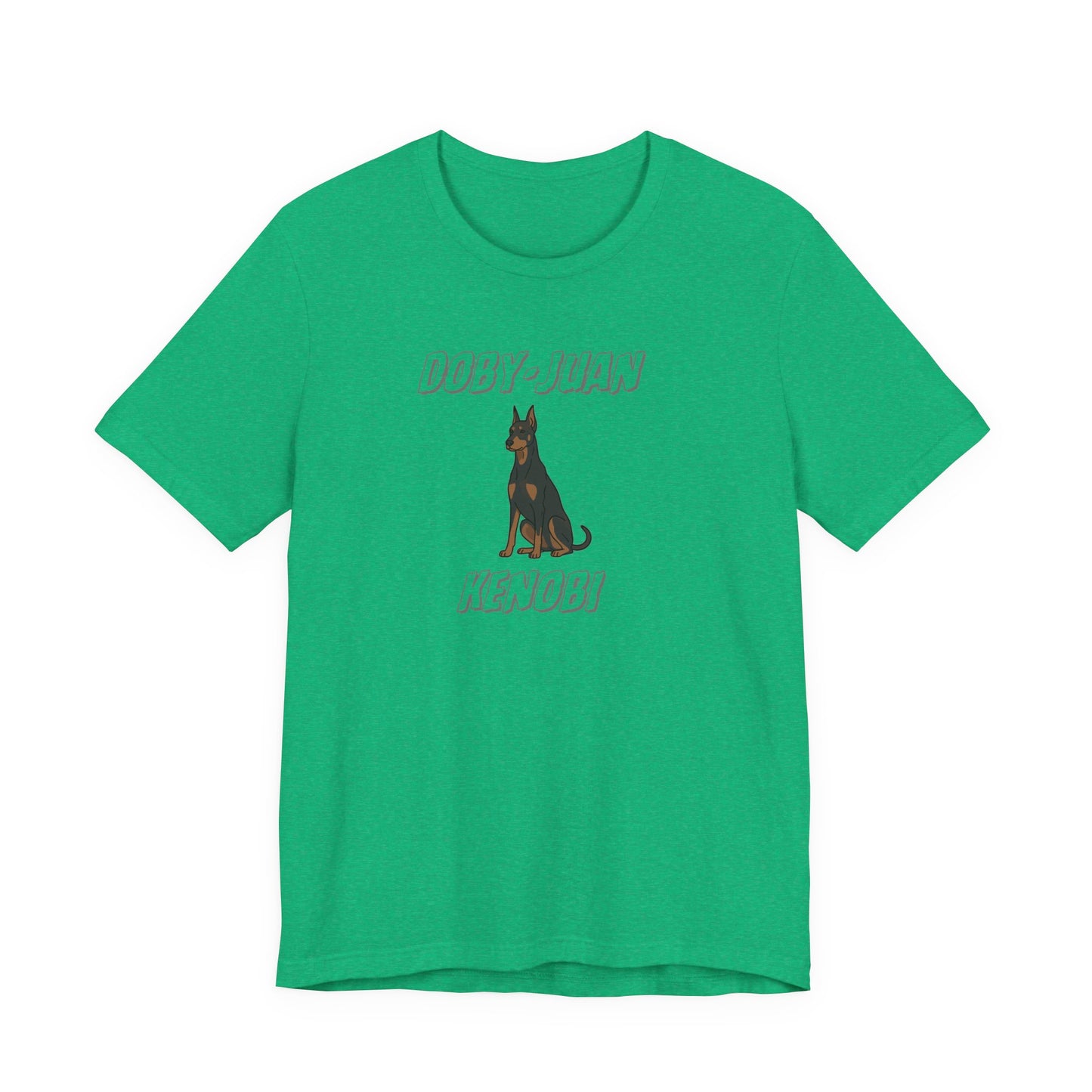 Doberman “Doby-Juan Kenobi” Graphic Tee – Funny Dog Star Wars Mashup