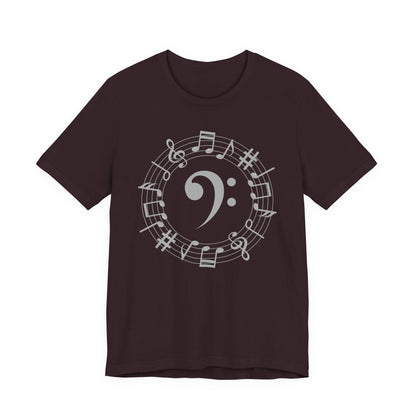 Music Note Unisex Jersey Tee, Musical Gift, Music Lover Shirt, Perfect for Concerts, Music Festivals, Unique Music Tee, Birthday Gift