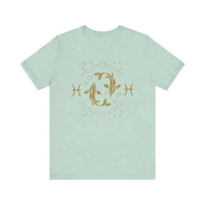 Pisces Zodiac Symbol Unisex Tee