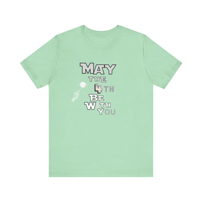 Star Wars May the 4th Be with You Tee, Unisex Graphic T-Shirt, Geeky Gift, Casual Wear, Star Wars Day Apparel, Movie Fan Shirt