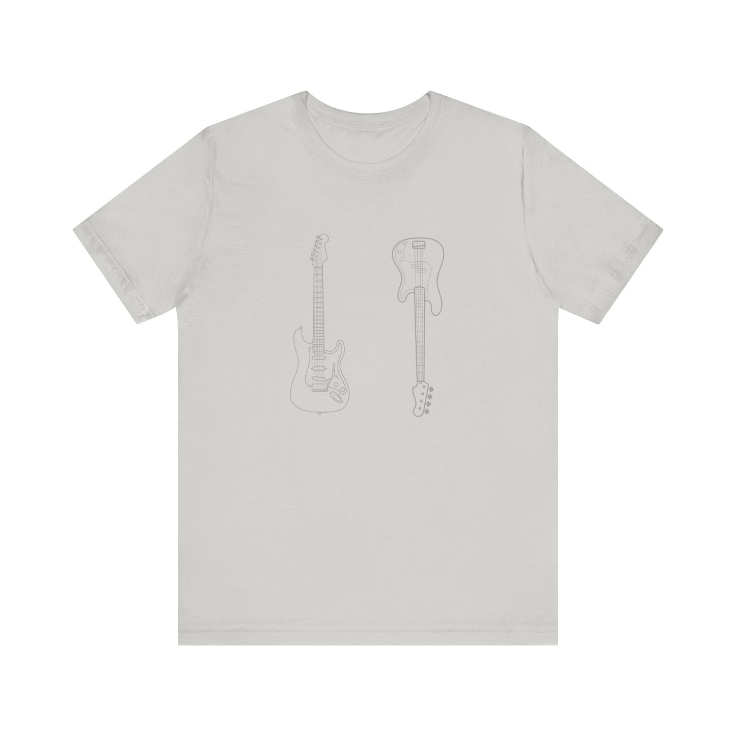 Guitar Lover's Unisex Tee, Music Gift, Rock Band Shirt, Festival Wear, Vintage Style Graphic Tee, Casual Concert Top