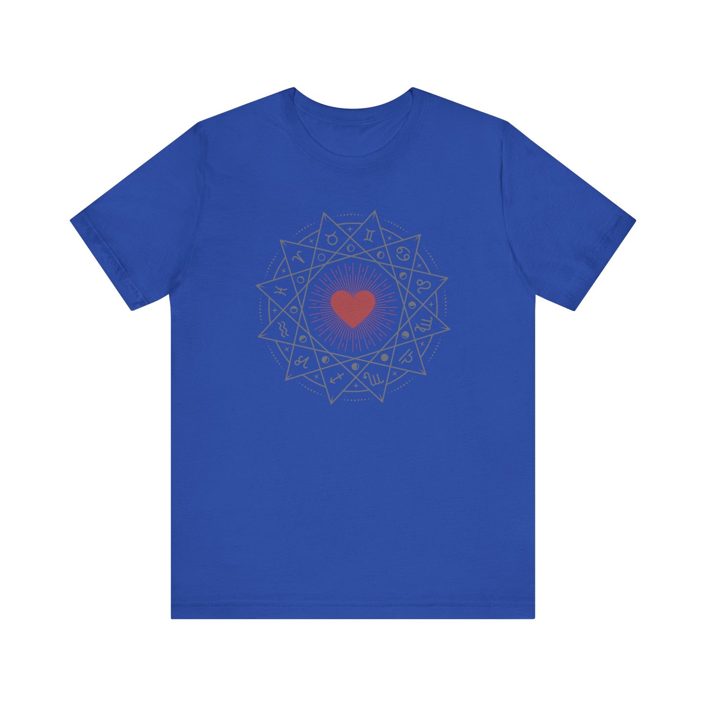 Heart Mandala Unisex Jersey Tee,
