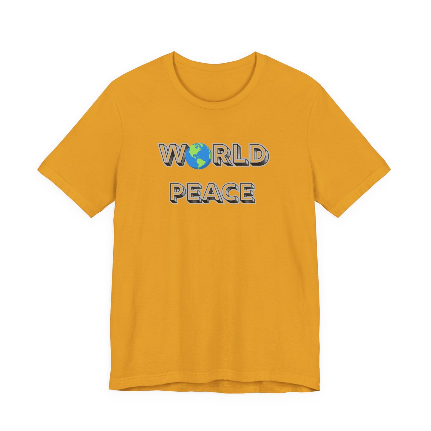 World Peace T-Shirt – Earth Graphic Text Tee
