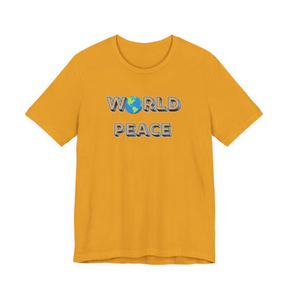 World Peace T-Shirt – Earth Graphic Text Tee
