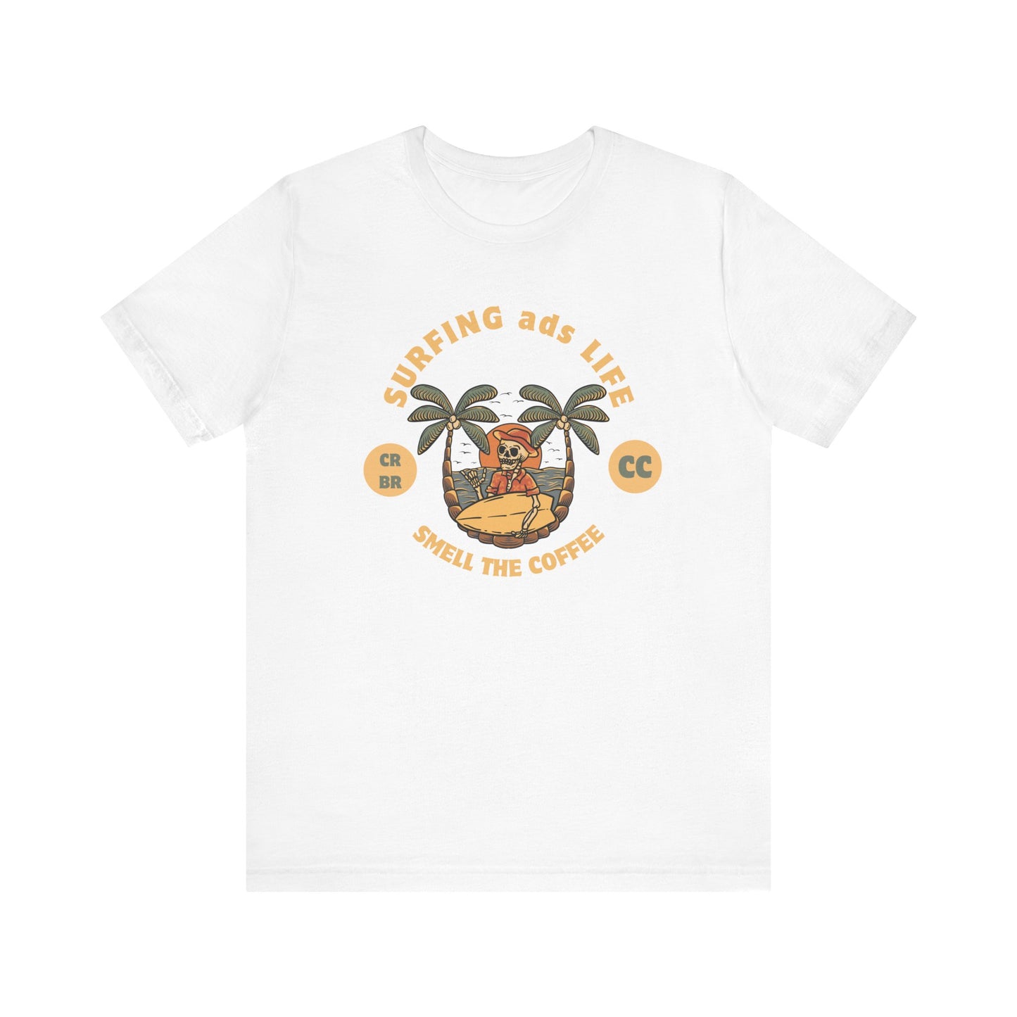 Surfing Life Short Sleeve Tee - Perfect Beachwear, Casual Outing Top, Summer Vibe Shirt, Gift for Surf Lovers, Comfy Everyday Wear