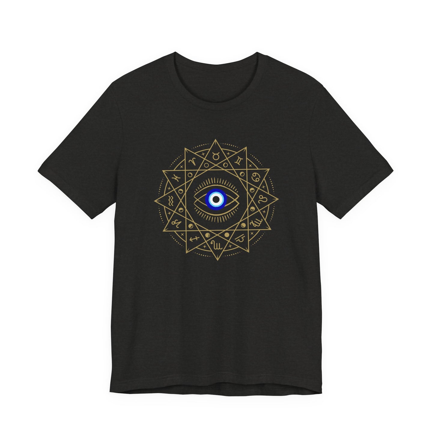 Evil Eye Mandala T-Shirt — Protective Blue Nazar Tee