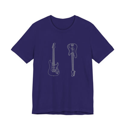 Guitar Lover's Unisex Tee, Music Gift, Rock Band Shirt, Festival Wear, Vintage Style Graphic Tee, Casual Concert Top