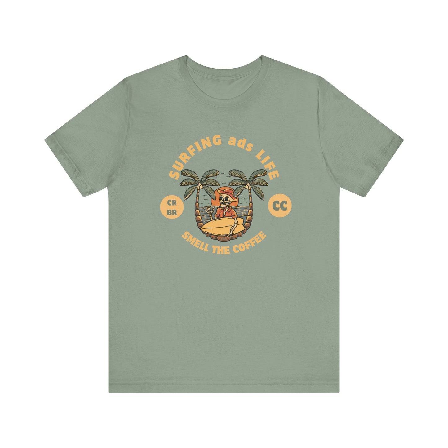 Surfing Life Short Sleeve Tee - Perfect Beachwear, Casual Outing Top, Summer Vibe Shirt, Gift for Surf Lovers, Comfy Everyday Wear