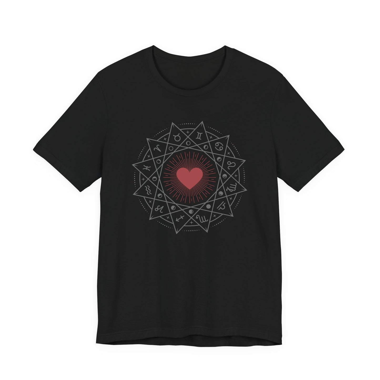 Heart Mandala Unisex Jersey Tee,