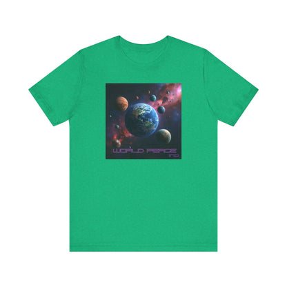 Galactic Peace Unisex Tee - Cosmic Universe Graphic T-Shirt