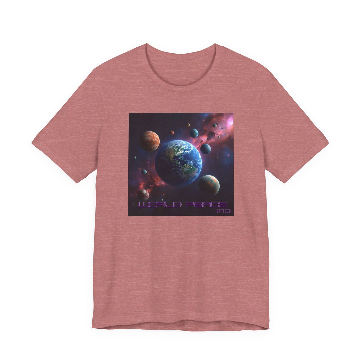 Galactic Peace Unisex Tee - Cosmic Universe Graphic T-Shirt