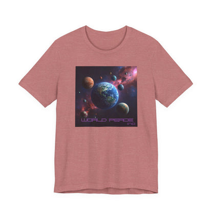Galactic Peace Unisex Tee - Cosmic Universe Graphic T-Shirt